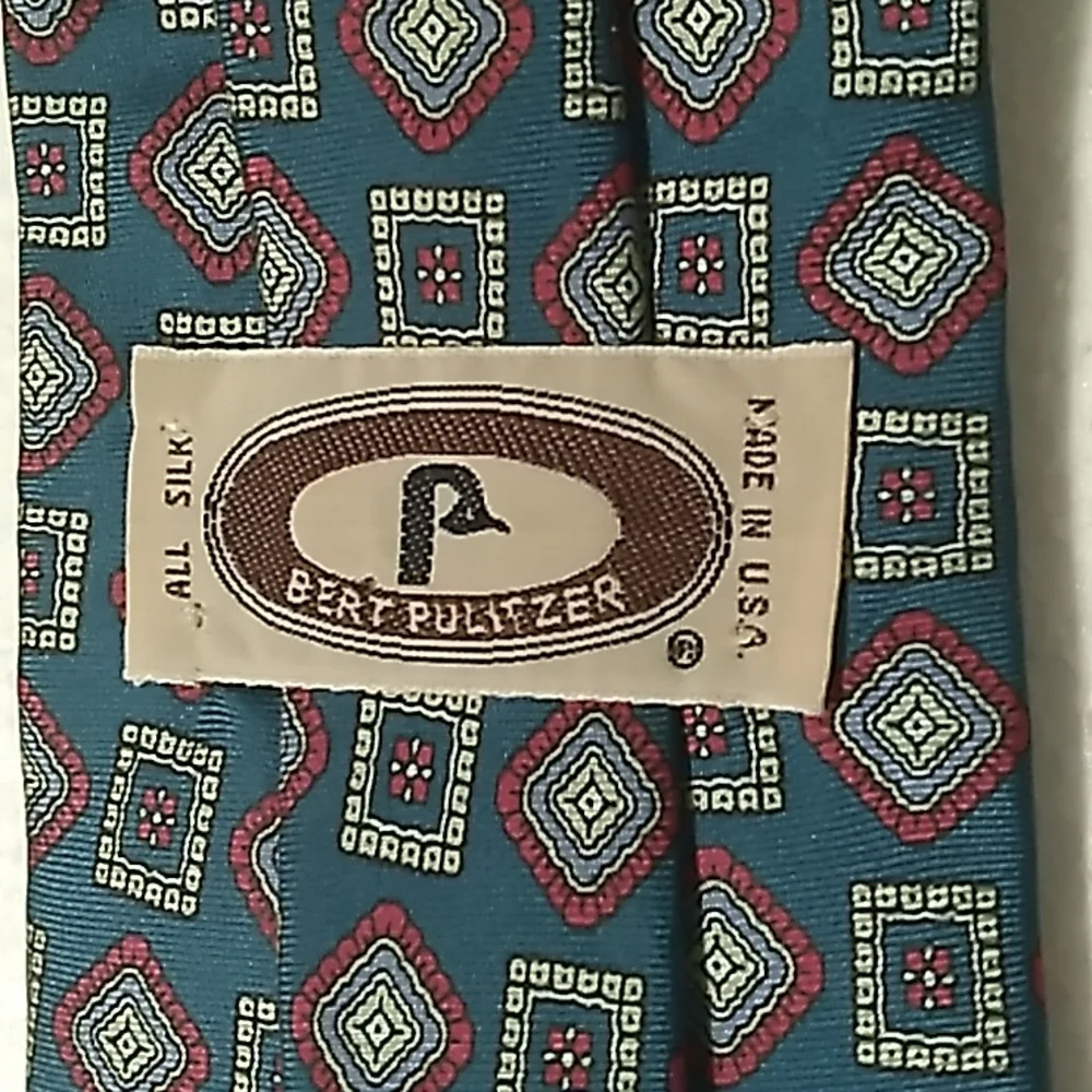 Burt Pulitzer vintage Tie - Picture 6 of 8